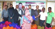বিশ্বনাথে ব্যারিস্টার শহীদের অর্থায়নে শীতের কম্বল বিতরণ