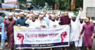 নর্থ সাউথে কোরআন অবমাননার প্রতিবাদে বিশ্বনাথে বিক্ষোভ মিছিল