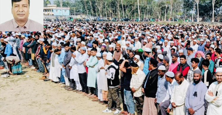 বিএনপি নেতা সুহেল চৌধুরীর জানাযায় মানুষের ঢল