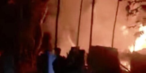 বিশ্বনাথে অগ্নিকান্ডে ব্যবসায়ীর ঘর ভস্মীভূত